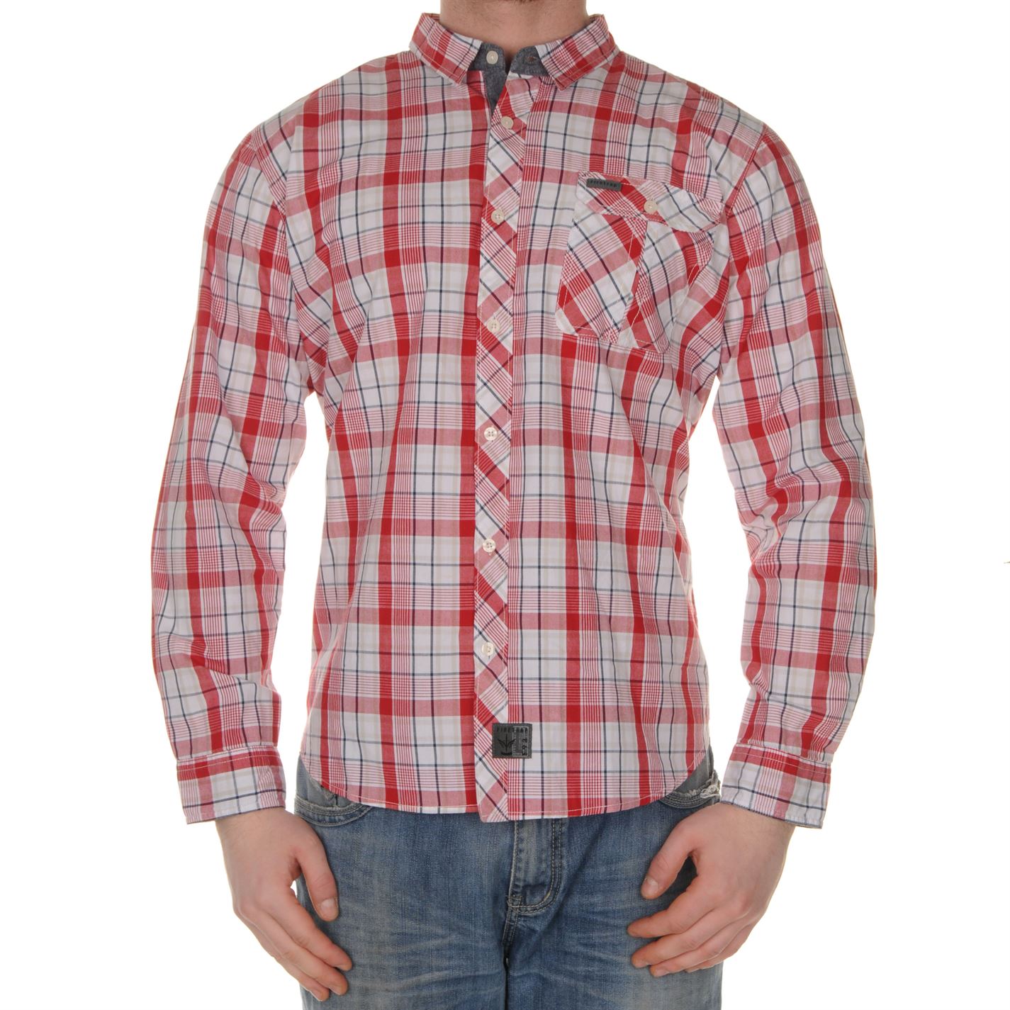 

Рубашка Firetrap Kilda Shirt Mens XXXL красный (555883-R)