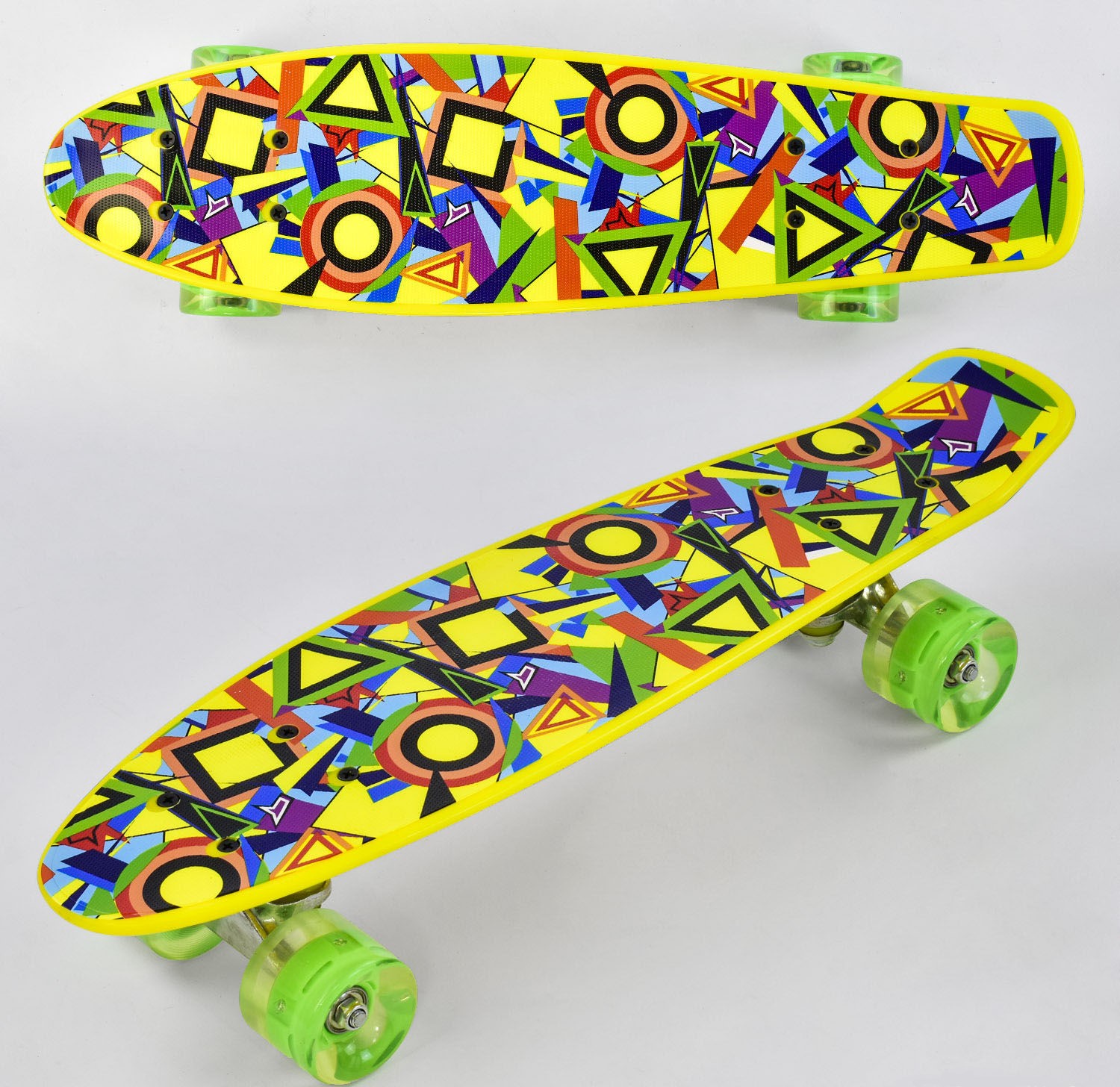 

Скейт пенни борд Best Board P 11002 доска 55 см со светящимися колёсами