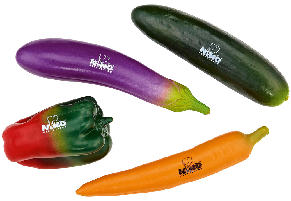 

Шейкер Nino Percussion NINOSET101 “Vegetable” Shaker Assortment 4 Pcs.