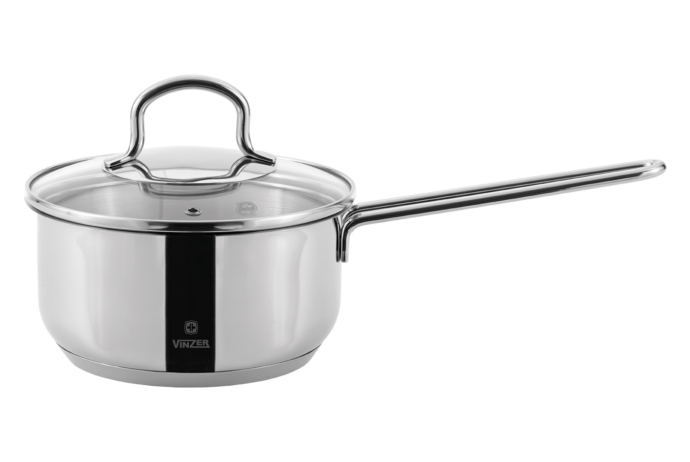 

Ковш с крышкой VINZER Techno Ø 14см 1.1 л [89077]