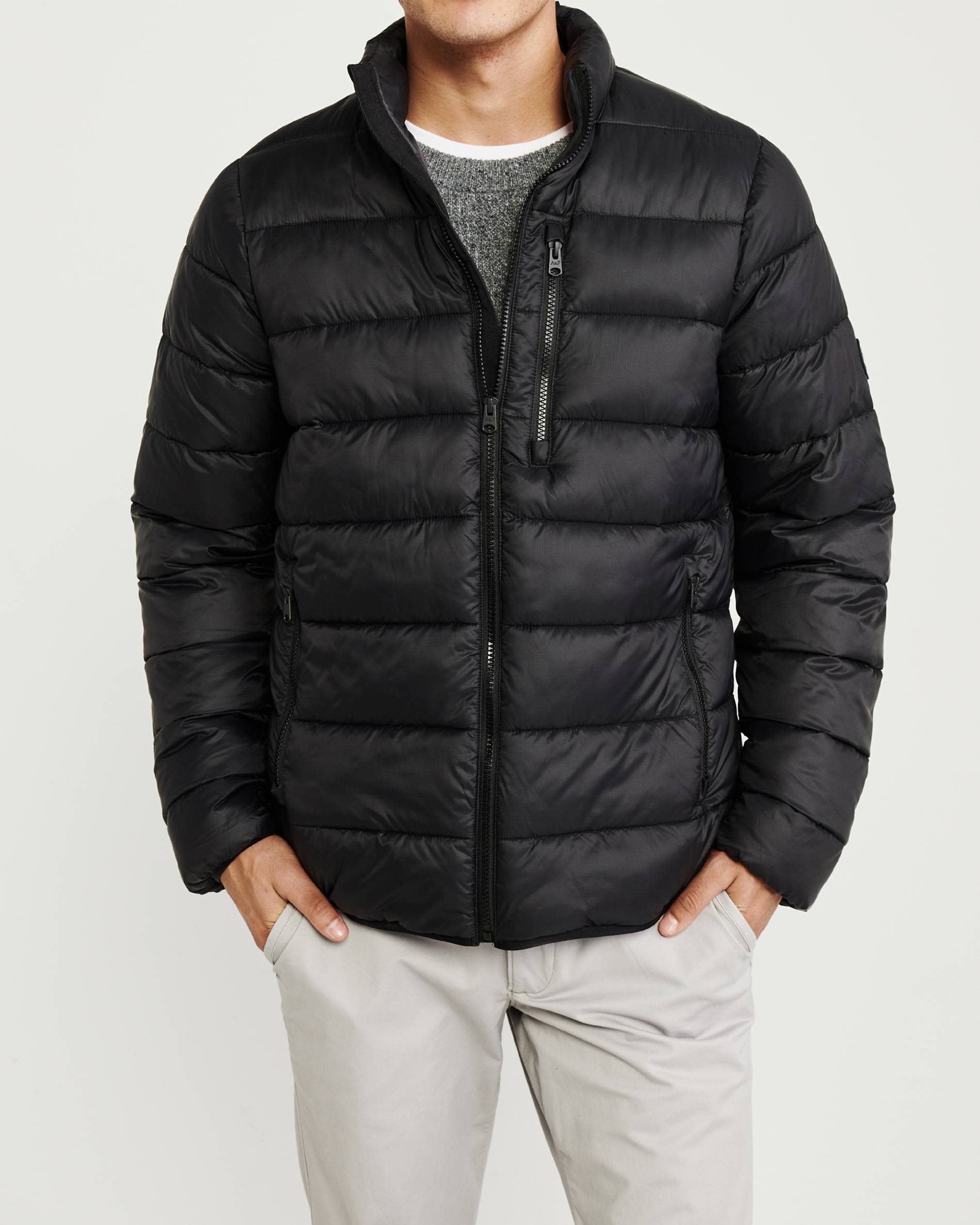 

Куртка демисезонная - мужская куртка Abercrombie & Fitch AF7135M M Черный