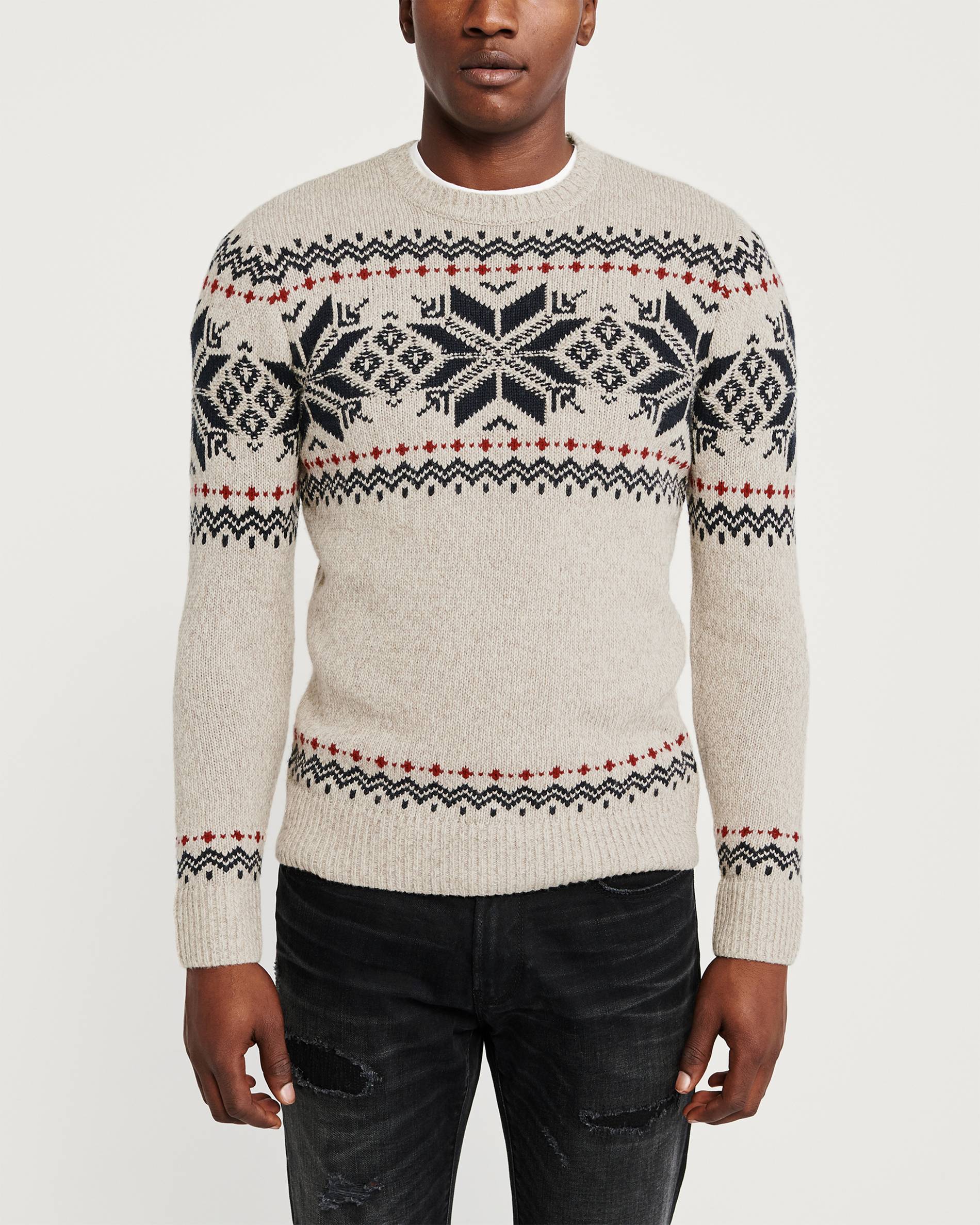 

Свитер мужской - свитер Abercrombie & Fitch AF7234M L Комбинированный