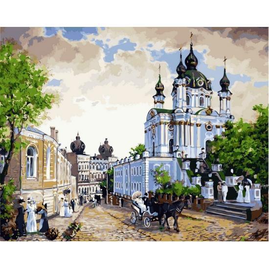 

Картина по номерам VPS370 Андреевский спуск, 50x65 см., Babylon