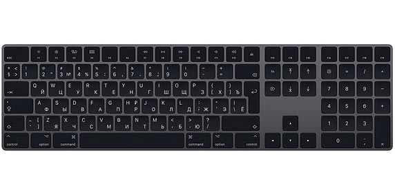 

Клавиатура беспроводная Apple Magic Keyboard Bluetooth Numeric Keypad Rus (MRMH2RS/A)