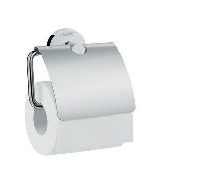 

Держатель для туалетной бумаги с крышкой Hansgrohe Logis 41723000, хром