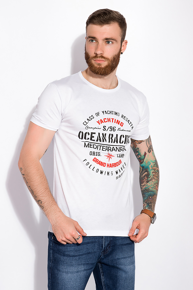 

Футболка с круглым вырезом Time of Style 134P002-8 XL Белый