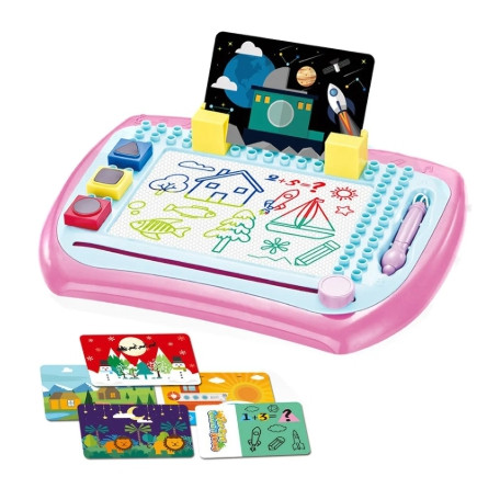 

Досточка магнитная для рисования 2 в 1 Toys-Toys (Розовый цвет) (RT009-2023-5)