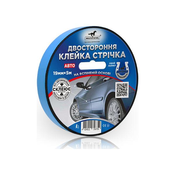

Скотч двухсторонний Mustang 19 мм x 5 м авто (FTA195)