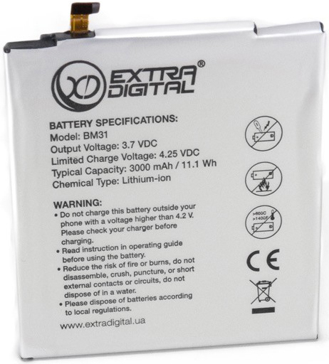 

Аккумулятор ExtraDigital для Xiaomi Mi3