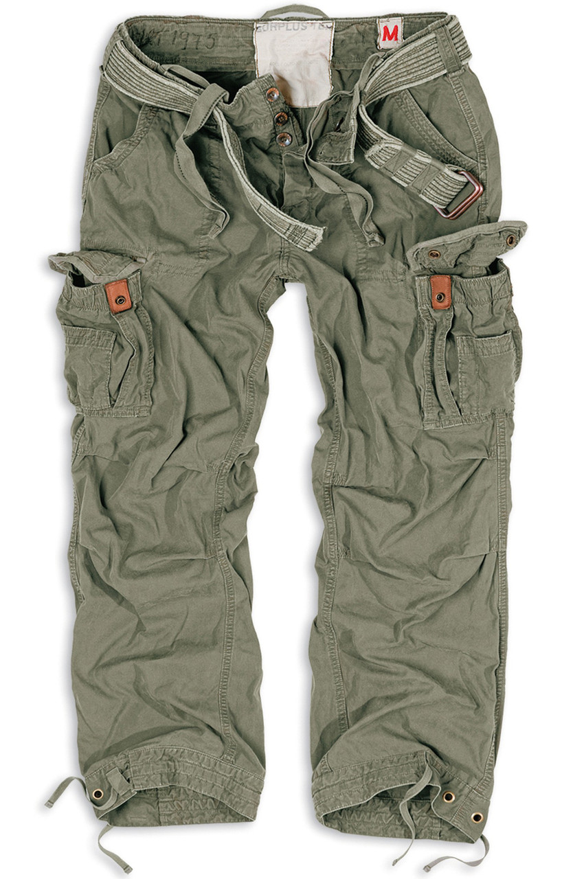 

Мужские карго брюки Surplus Premium Vintage Trousers Oliv Gewas, Мужские карго брюки Surplus Premium Vintage Trousers Oliv Gewas (S)