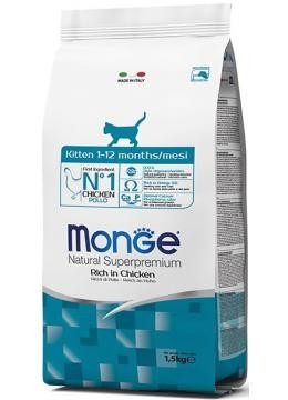

Сухой корм для котят Monge CAT Kitten 1.5 кг