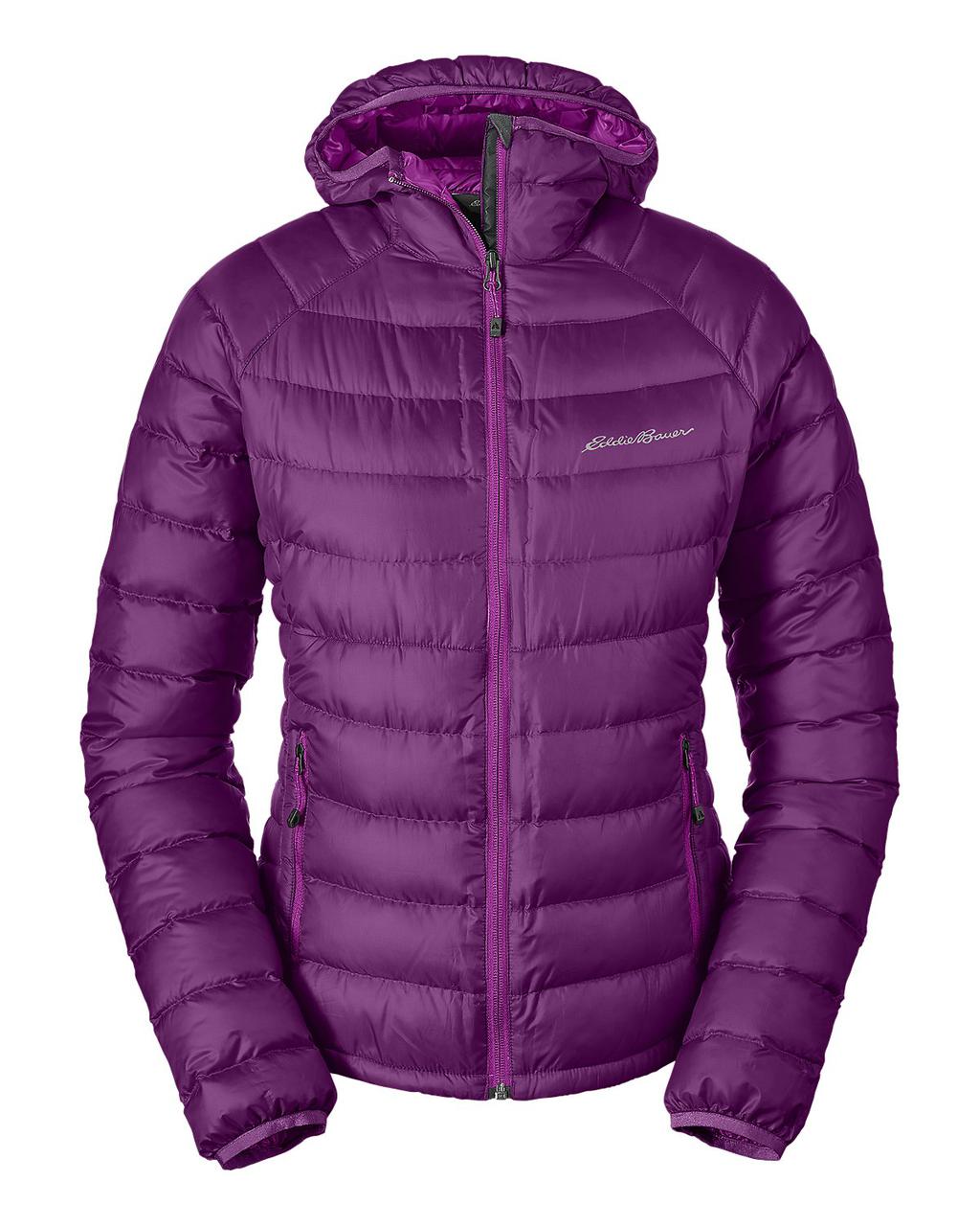 

Женский пуховик Eddie Bauer Womens Downlight StormDown Hooded Jacket PANSY (S)