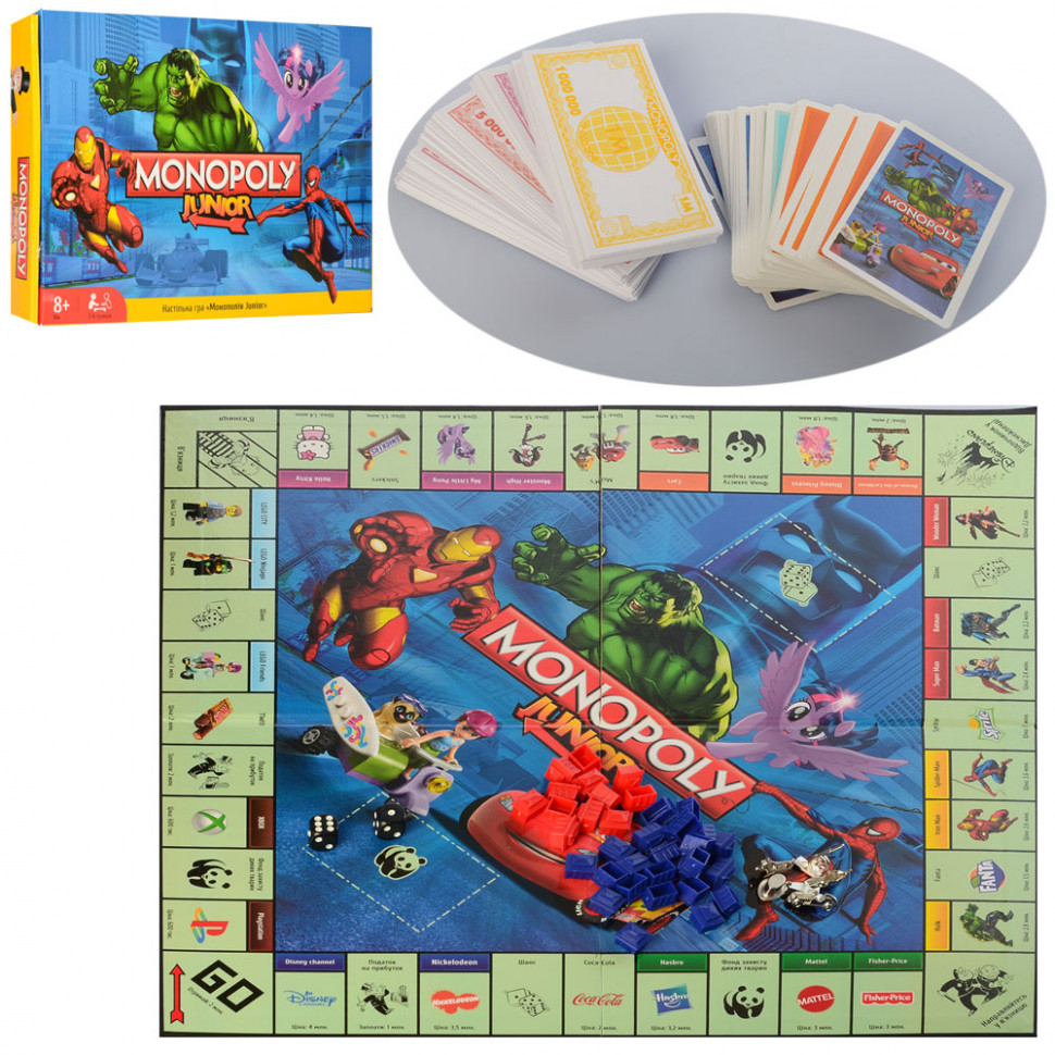 

Настольная игра Монополия METR+ Разноцветный 000100597