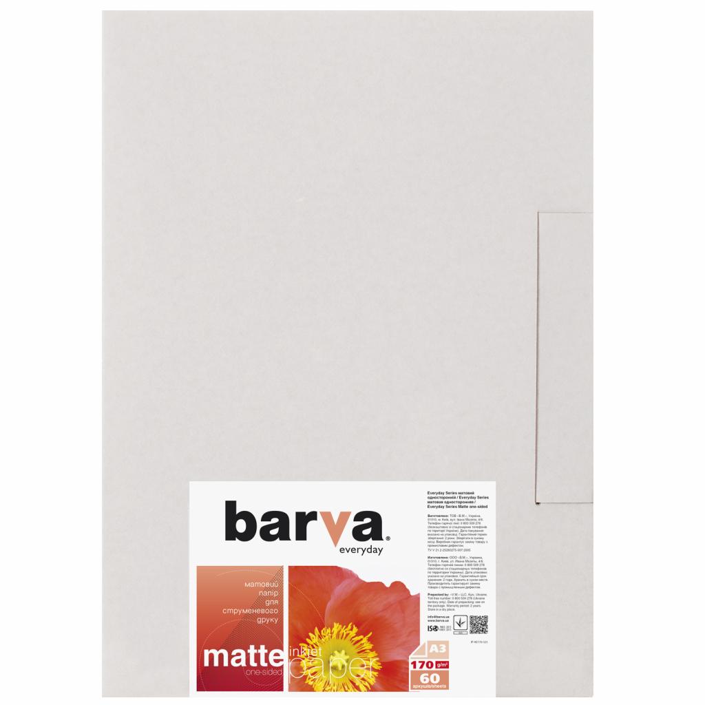 

Бумага BARVA A3 Everyday Matte 170г, 60л (IP-AE170-325)