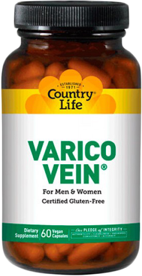 

Витаминно-минеральный комплекс против варикоза Country Life Varico Vien 60 капсул (015794049371)