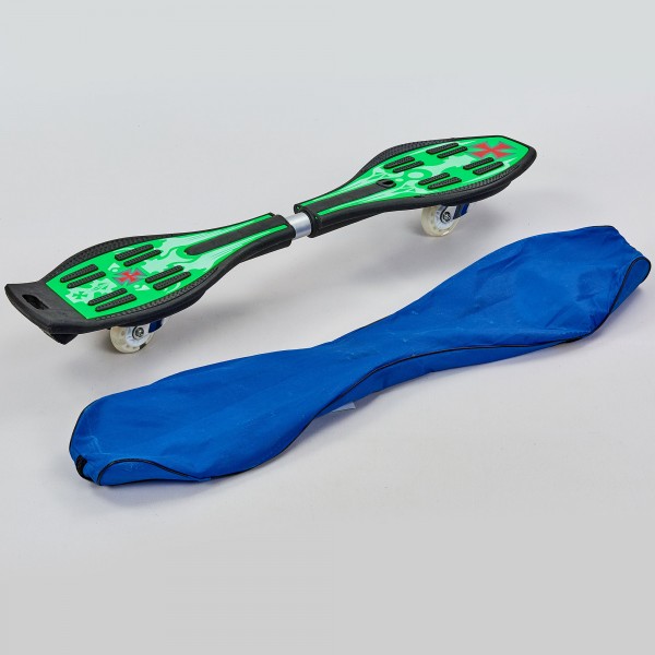 

Роллерсерф двухколесный (RipStik, Рипстик, Вейвборд) SKULL SK-8833 Green (PS00520)