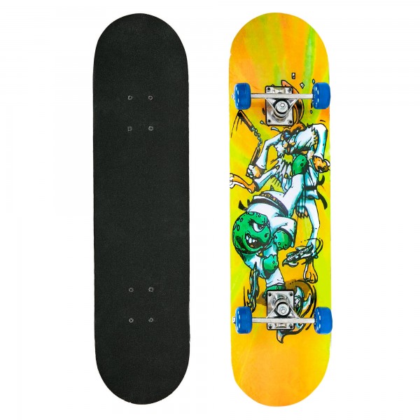 

Скейтборд в сборе (роликовая доска) HB012 Yellow (PS00534)