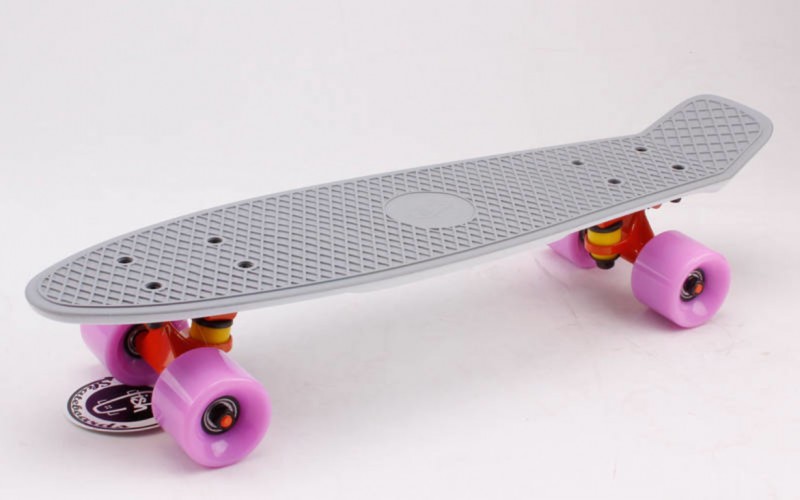 

Пенни борд Скейтборд пластиковый Penny RUBBER SOFT TWIN FISH 22in двухцветная дека SK-410-1 Purple (PS00495)