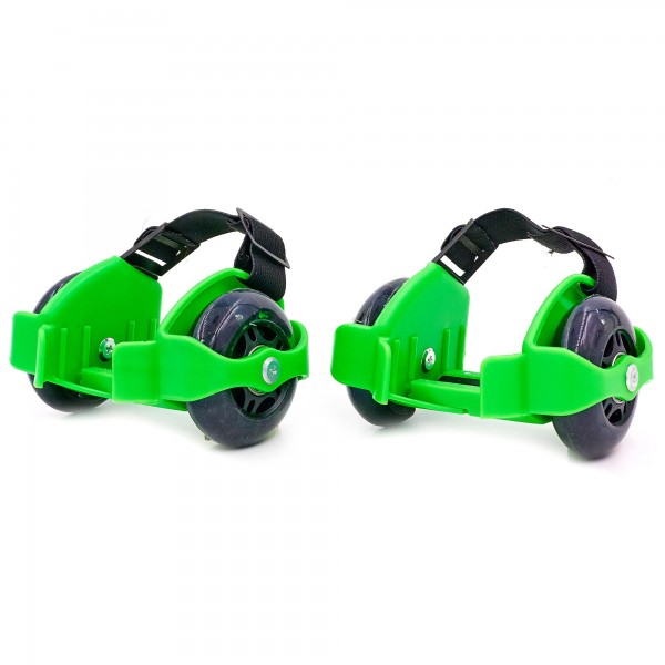 

Ролики на пятку двухколесные с раздвижной системой Record Flashing Roller SK-166 Green (PS00120)