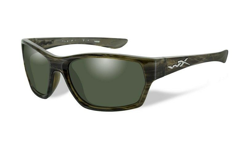 

Очки Wiley X MOXY Polarized Green Platinum Flash Olive Stripe Frame