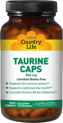 

Аминокислота Country Life Taurine 500 мг 100 капсул (015794014065)
