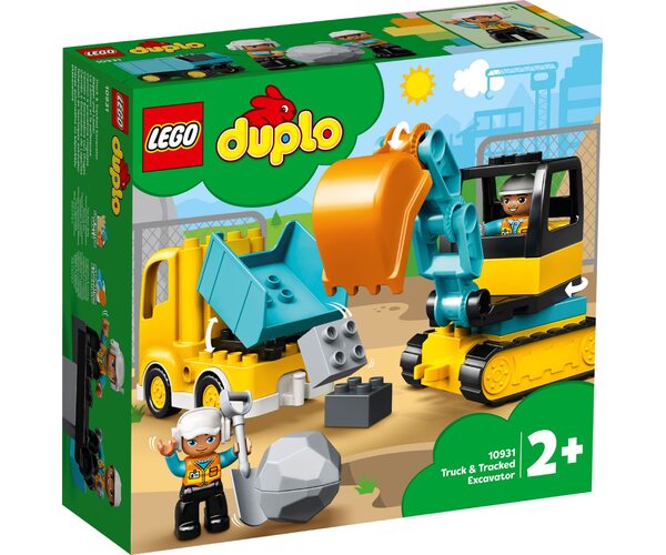 

Конструктор LEGO DUPLO Грузовик и гусеничный экскаватор (10931)