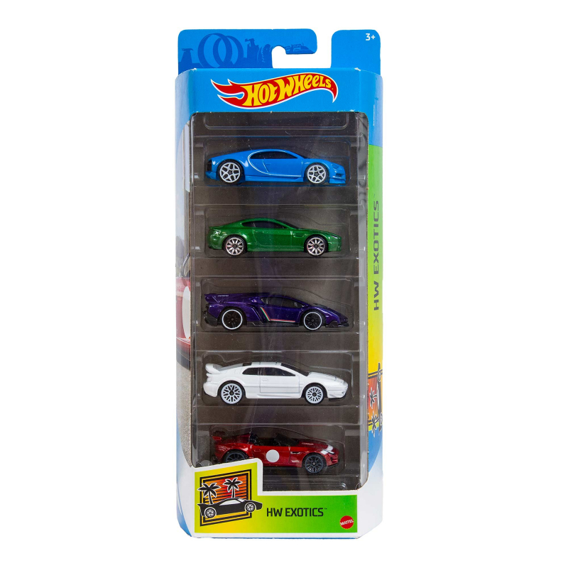 

Подарунковий набір з 5 машин Hot Wheels "HW Exotics" 01806