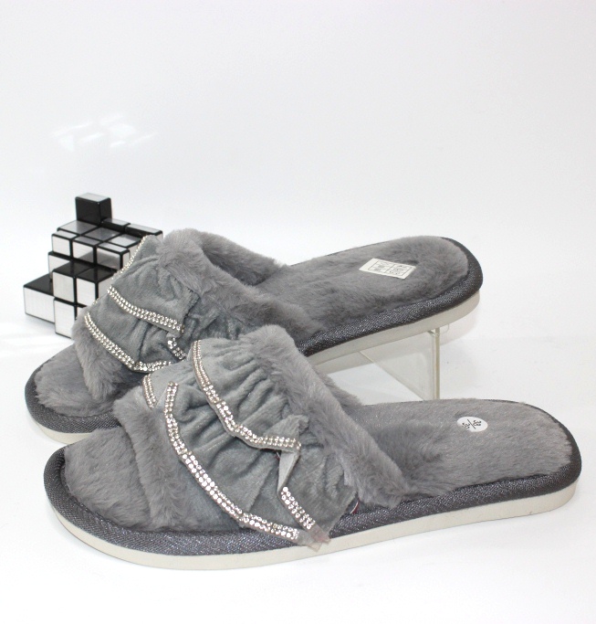 

Комнатные тапочки Fashion 43873-46-grey 40/41 25.5см серый