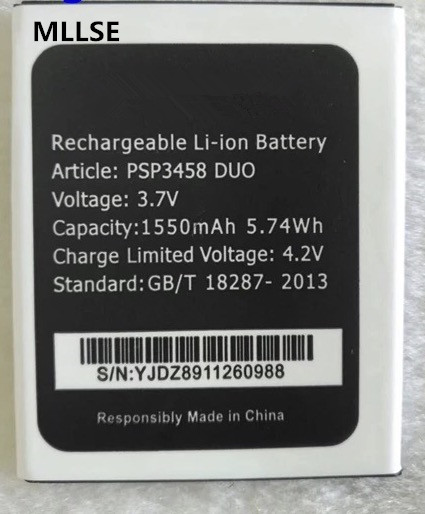 

Аккумулятор для 1550mah Prestigio Wize O3 MultiPhone PSP3458 DUO (под заказ)
