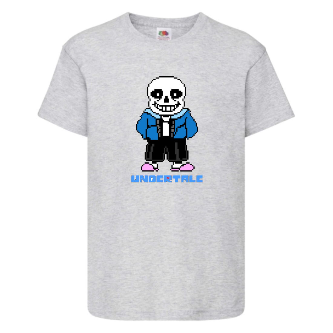 

Футболка детская Андертейл 006 (Undertale) серая (UNTA gr 006) 116 см