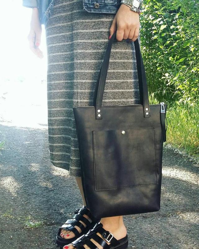 

Сумка Bagster из натуральной кожи ручной работы