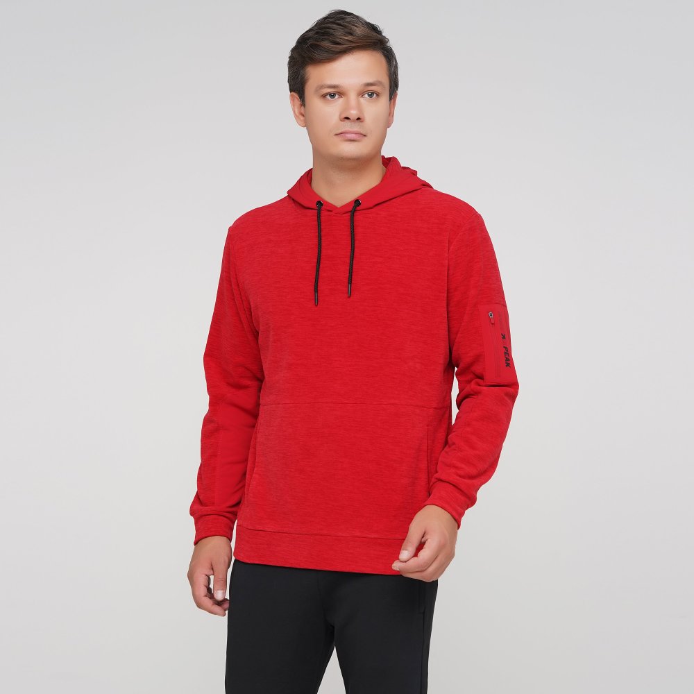 

Мужское худи East Peak Men's Fleece Hooded Jacket Красный 46