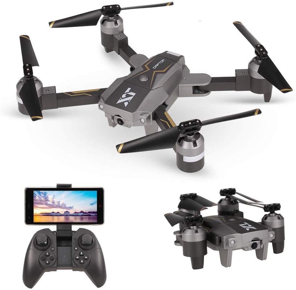 

Квадрокоптер c Wifi камерой HD дрон grey (ZY1038611)