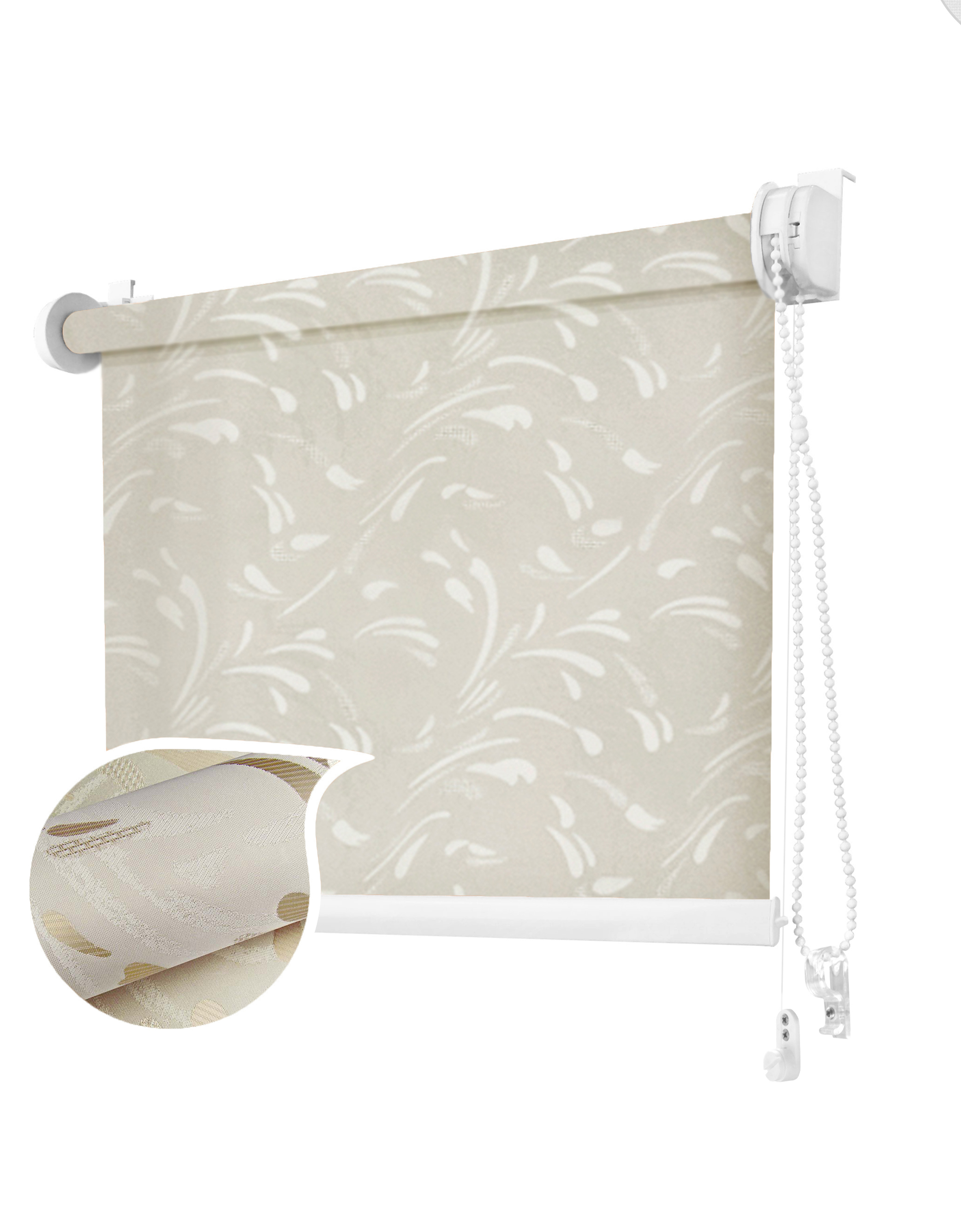 

Ролета тканевая ROLLOTEX Champagne Mini 56х150 см Beige