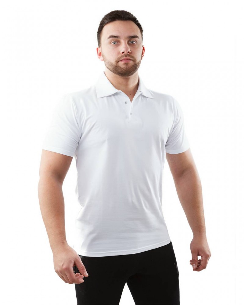 

Чоловіче поло Вол Tm 048  білий, Чоловіче поло Вол Tm 048 XL білий