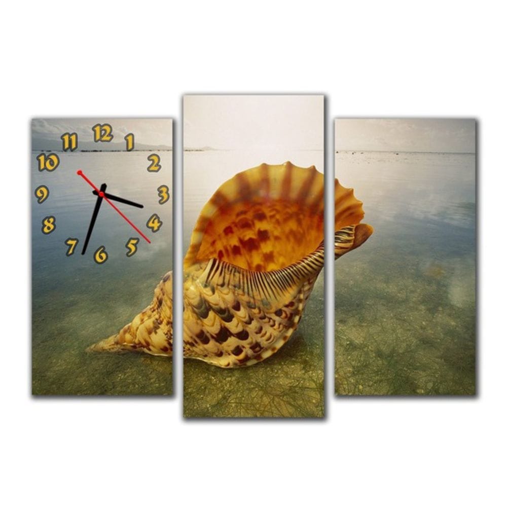 

Модульные настенные часы IdeaClock Ракушка