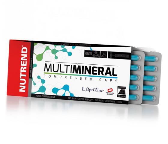

Мультиминералы, Multimineral Compressed, Nutrend 60капс (36119008)