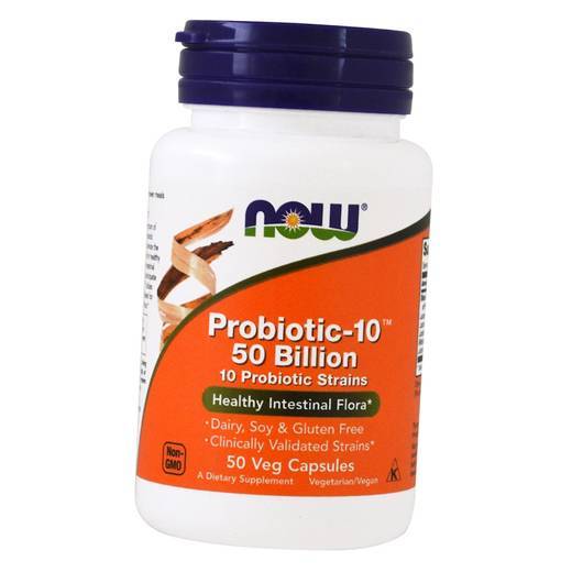 

Probiotic-10 50 Billion Now Foods 50вегкапс (69128013)