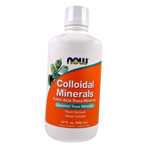 

Жидкие Коллоидные минералы, Colloidal Minerals Liquid, Now Foods 946мл Без вкуса (36128327)