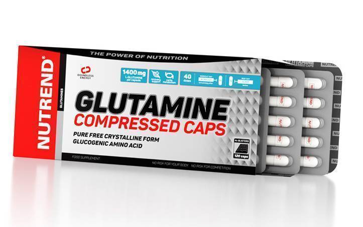 

Glutamine Compressed Nutrend 120капс (32119003)