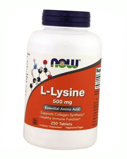 

Лизин, Lysine 500, Now Foods 250таб (27128013)