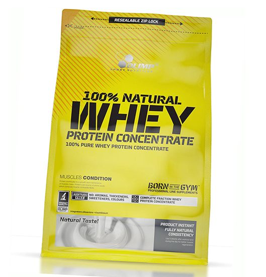 

100% Natural Whey Concentrate Olimp Nutrition 700г Без вкуса (29283009)