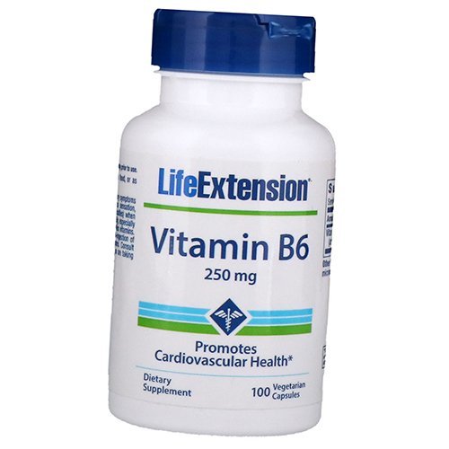 

Витамин B6 (Пиридоксин), Vitamin B6 250, Life Extension 100вегкапс (36346036)