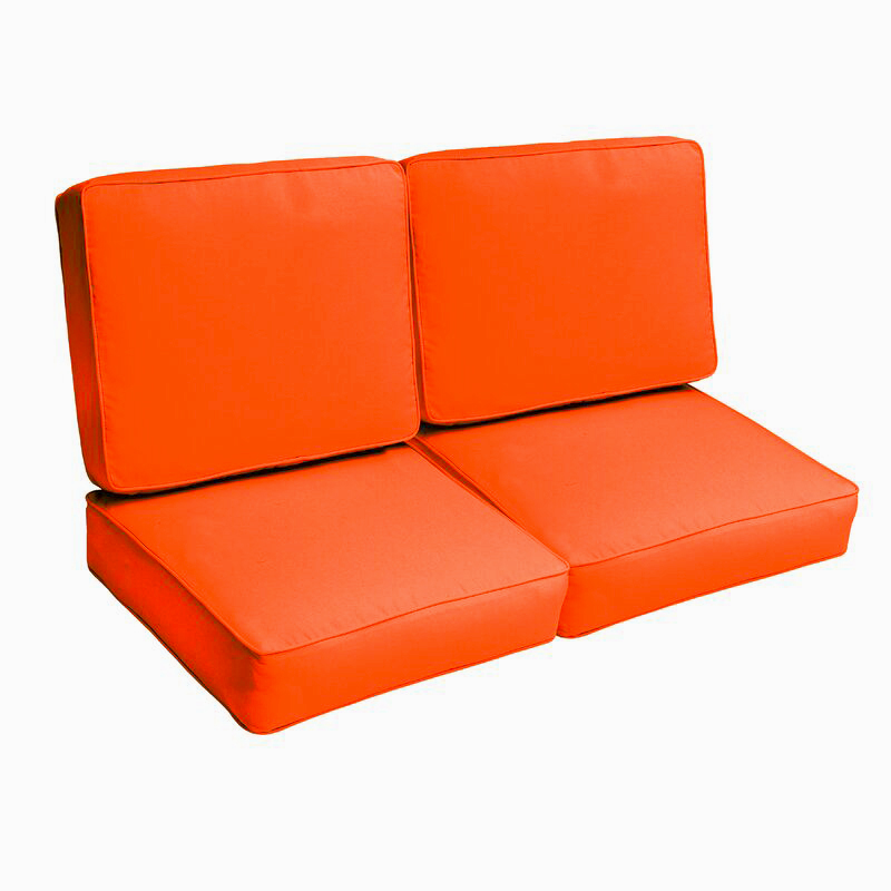

Комплект подушек на мебель из поддонов, паллет или скамейку 120х60х10 PILLOW-5541 BIG YETI Ткань премиум хлопок Турция оранжевый (s-5541)