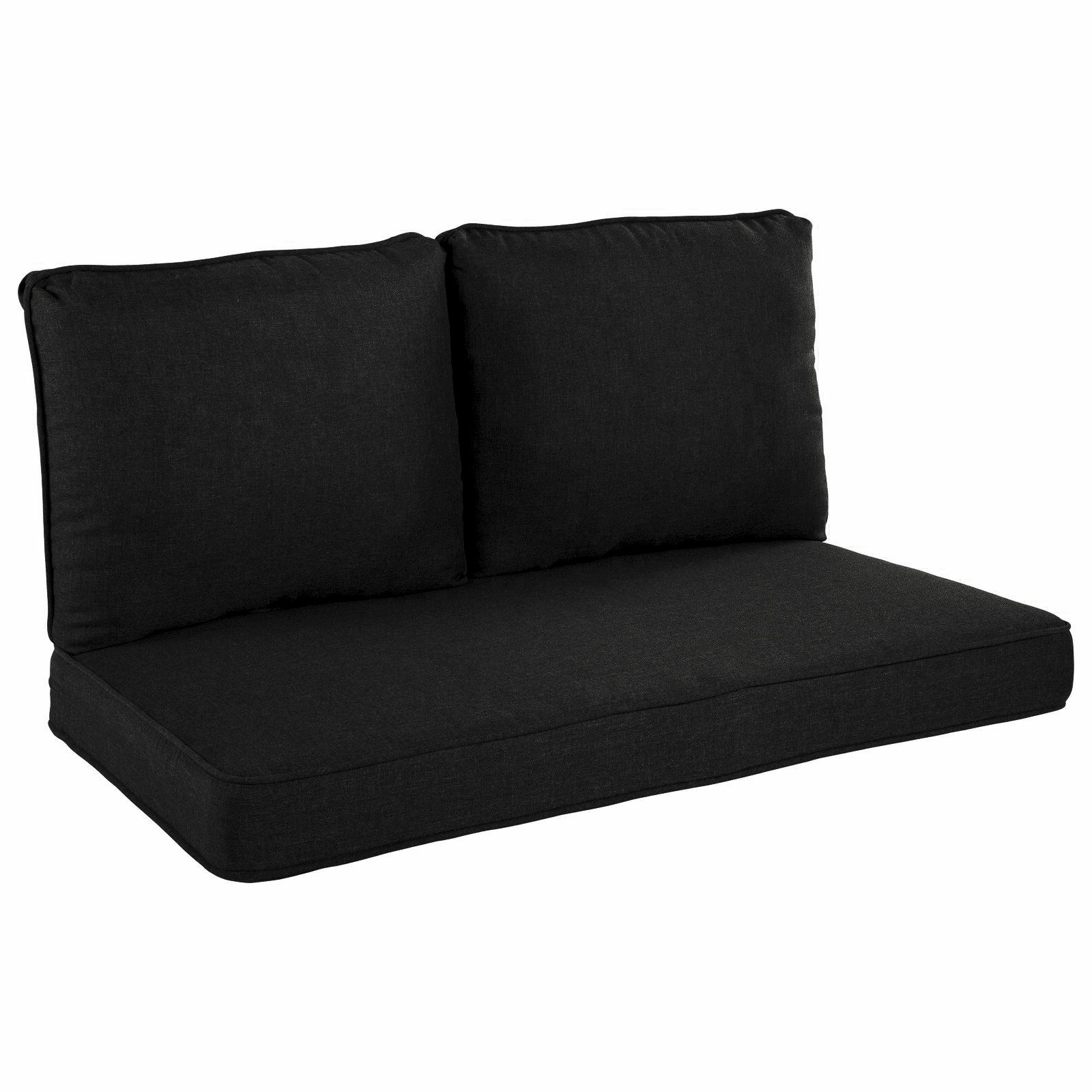 

Комплект подушек на мебель из поддонов, паллет или скамейку 120х60х10 PILLOWS-430 BIG YETI Ткань премиум хлопок Турция черный (d-430)