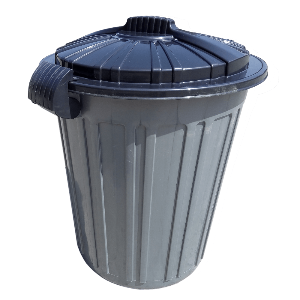 

Бак для мусора Irak Plastik Luxury № 5 Herkul 73 л серый