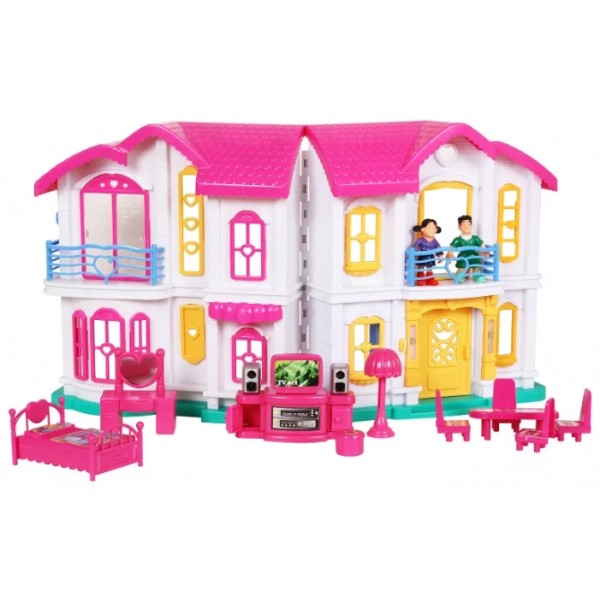 

Домик My sweet home 16660 складной, мебель, жители, звук, свет, на батарейке