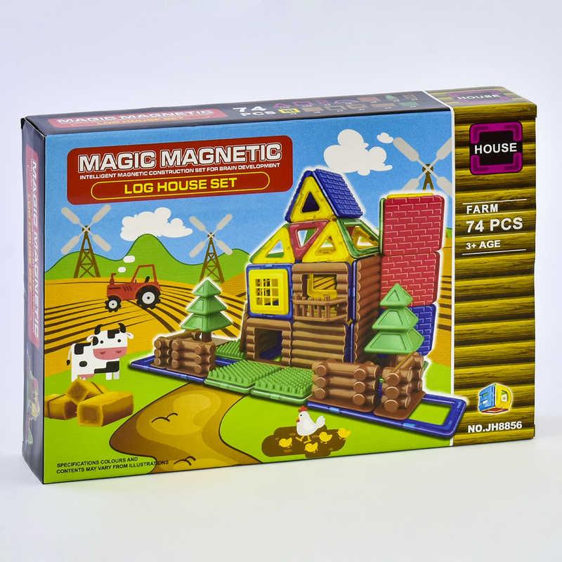

Конструктор магнитный Magic Magnetic JH 8856 Ферма, 74 детали