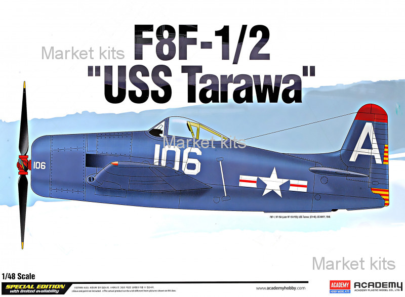 

Истребитель F8F-1/2 "USS Tarawa" 1:48 ACADEMY (AC12313)