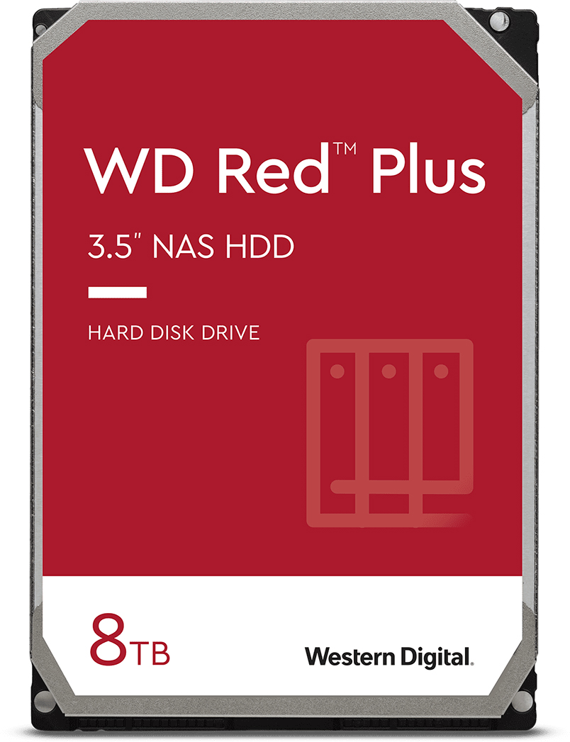 

Жесткий диск Western Digital Red Plus 8TB 7200rpm 256МB WD80EFBX 3.5 SATA III